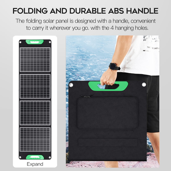 Foldable Solar Panel Backup Power
