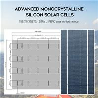 Solar Charger Portable Solar Panels High Capacity Solar Power Bank power station