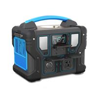 Pembangkit Listrik Portabel 320Wh Baterai Lithium Cadangan 300W Gelombang Sinus Murni AC Outlet Solar Generator